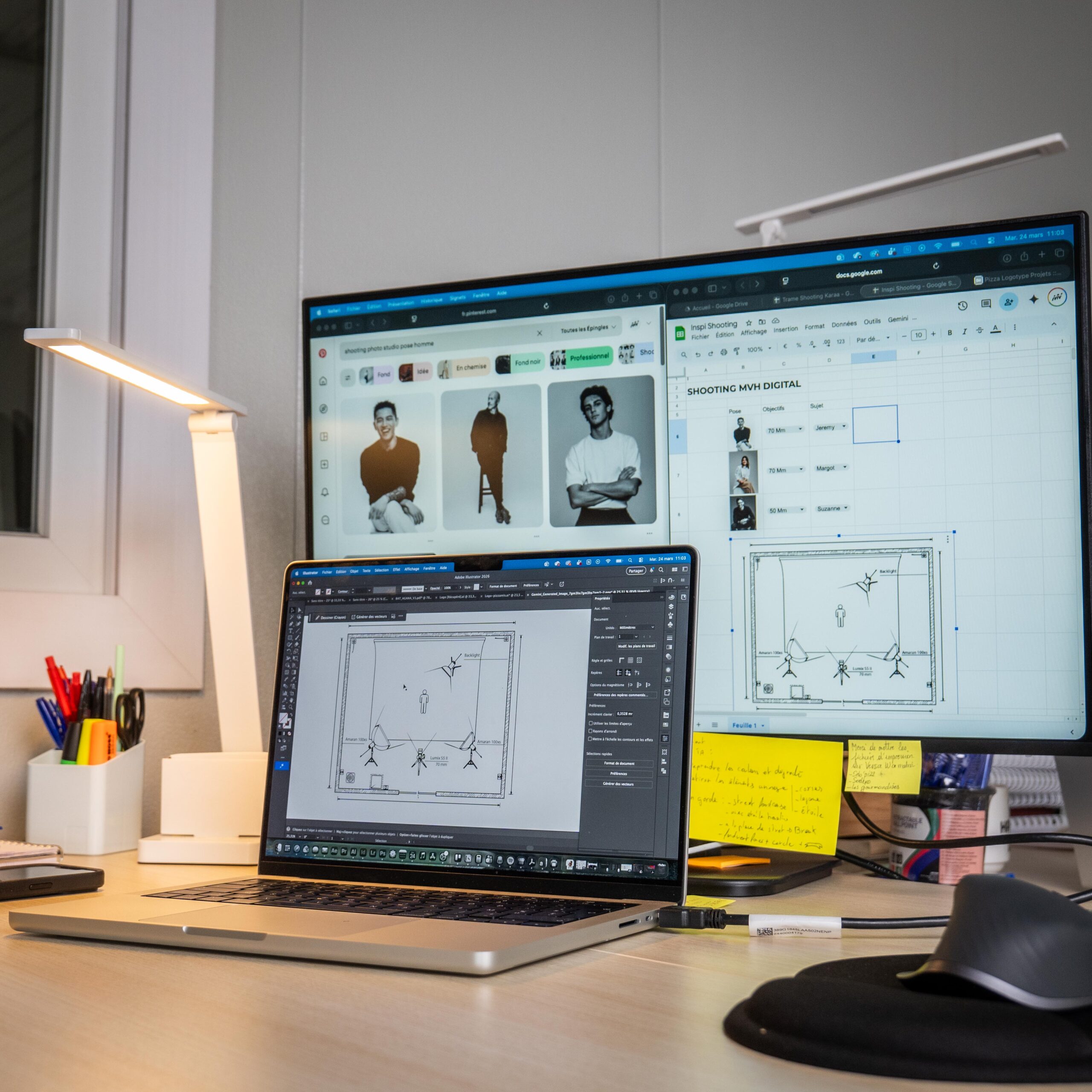 Pré-production Photographie